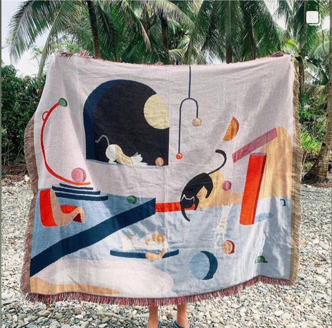 Kitten Throw Blanket